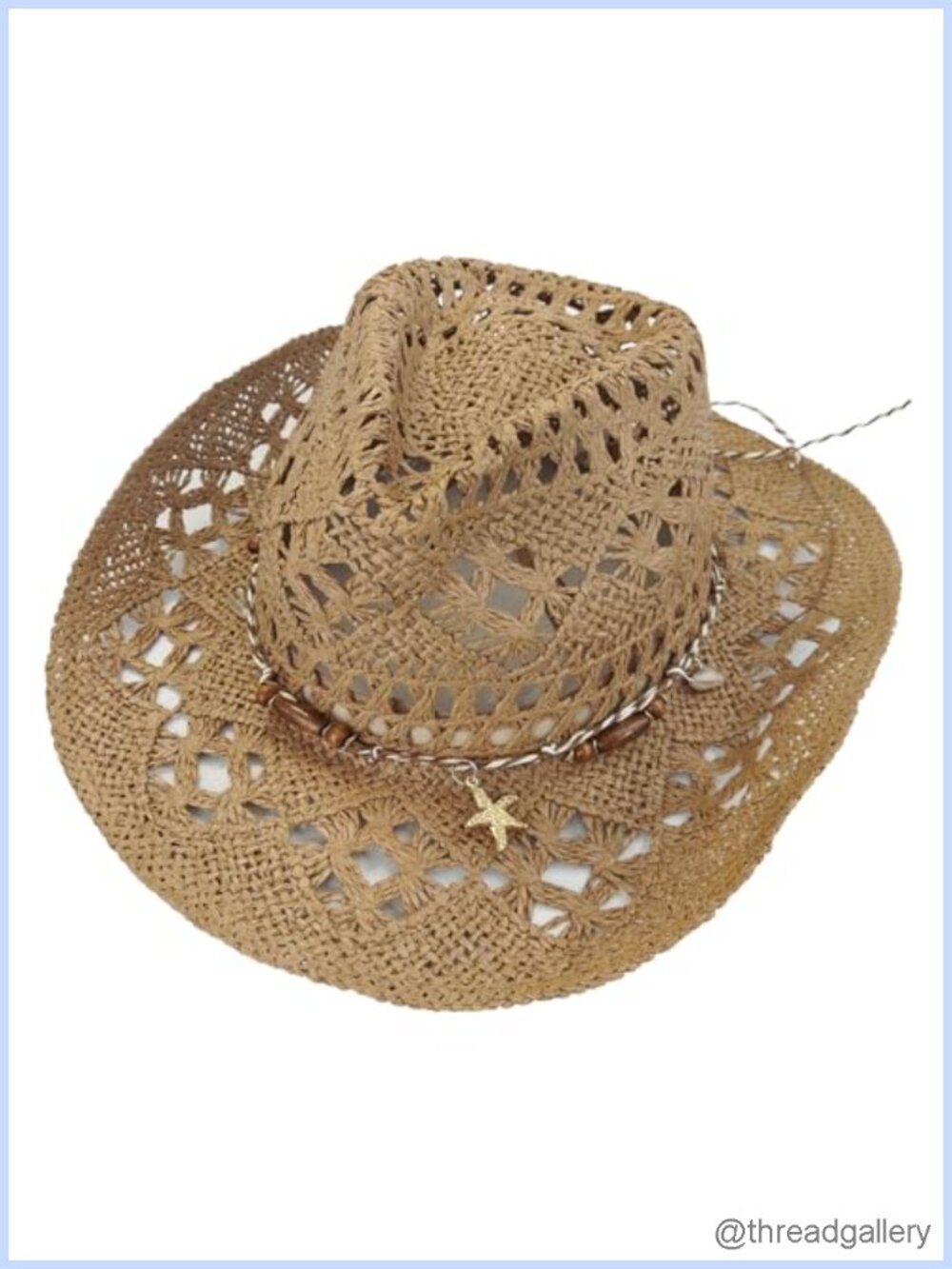 Women's Woven Straw Cowboy Hat Wide Brim Shapeable Sun Hat Western